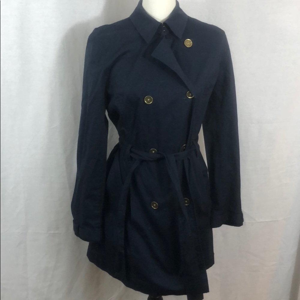 Michael Kors Navy Blue Trenchcoat